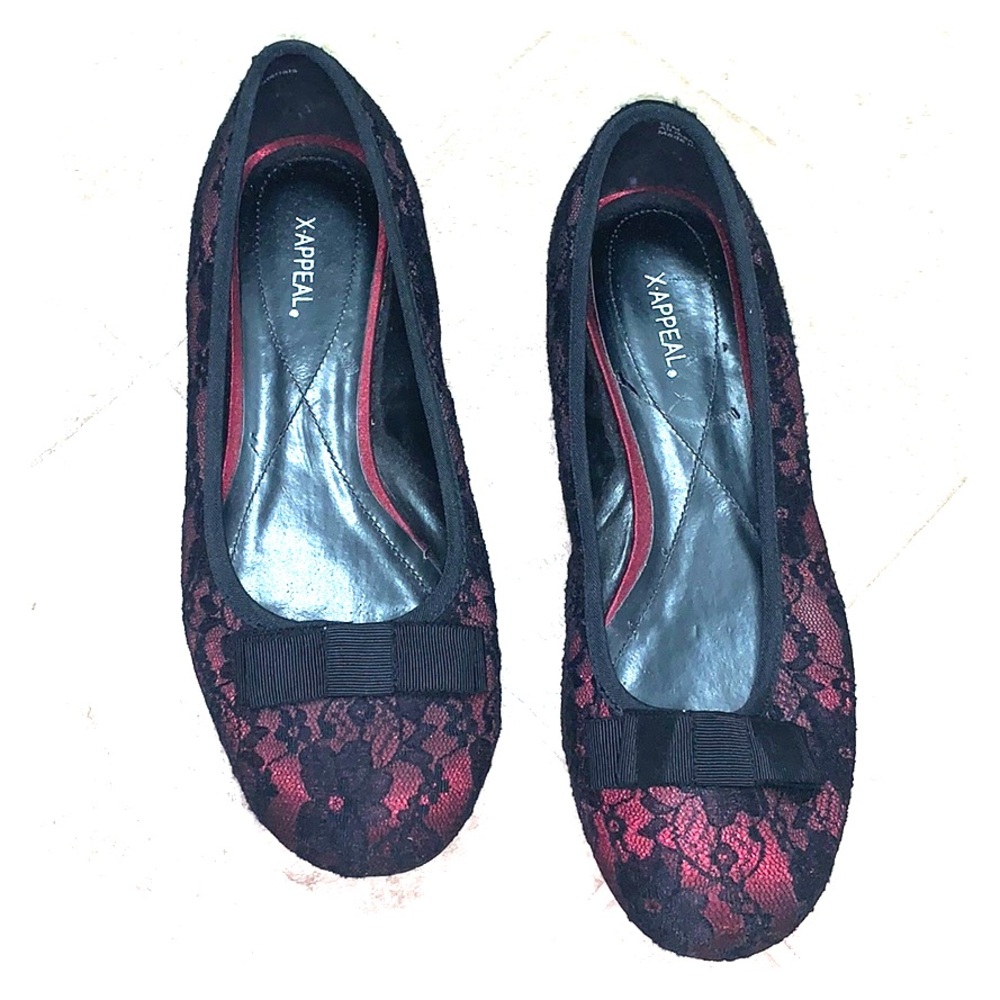 X•APPEAL Lace Flats